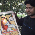 Kalighat Style Pat Painting