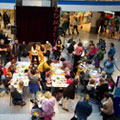 Mask Workshop and Puppet performance at Shopping Mall,UK