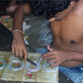 Hand made ornaments for the Goddess