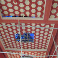 Pleated Cloth Ceiling,inside Pandal,Calcutta
