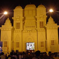 Ready Pandal on Calcutta Streets