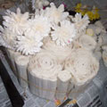 Shola rolls and flowers